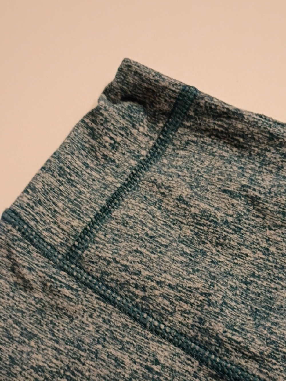 Patagonia Teal Blue Heathered Capri Leggings - Picture 7 of 12